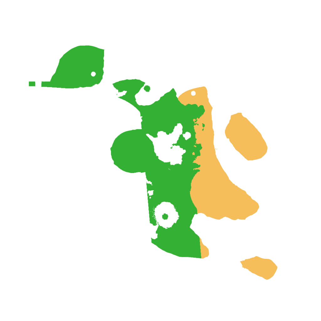 Biome Rust Map: Procedural Map, Size: 2000, Seed: 8702451