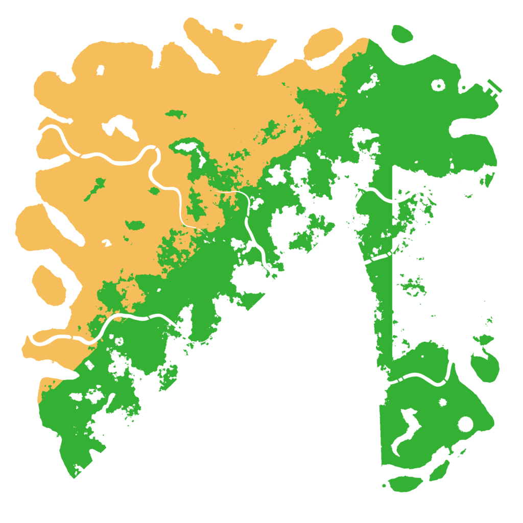 Biome Rust Map: Procedural Map, Size: 6000, Seed: 675368990
