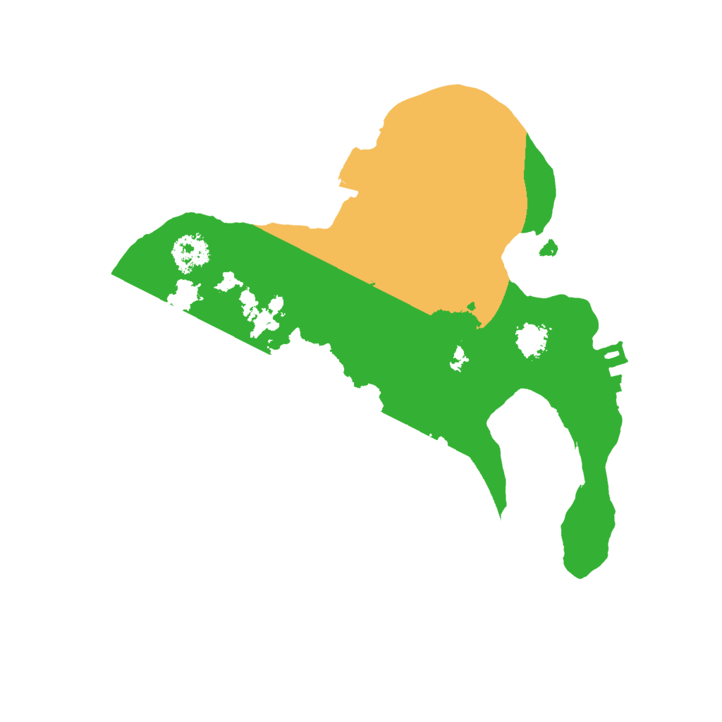 Biome Rust Map: Procedural Map, Size: 2000, Seed: 42069609