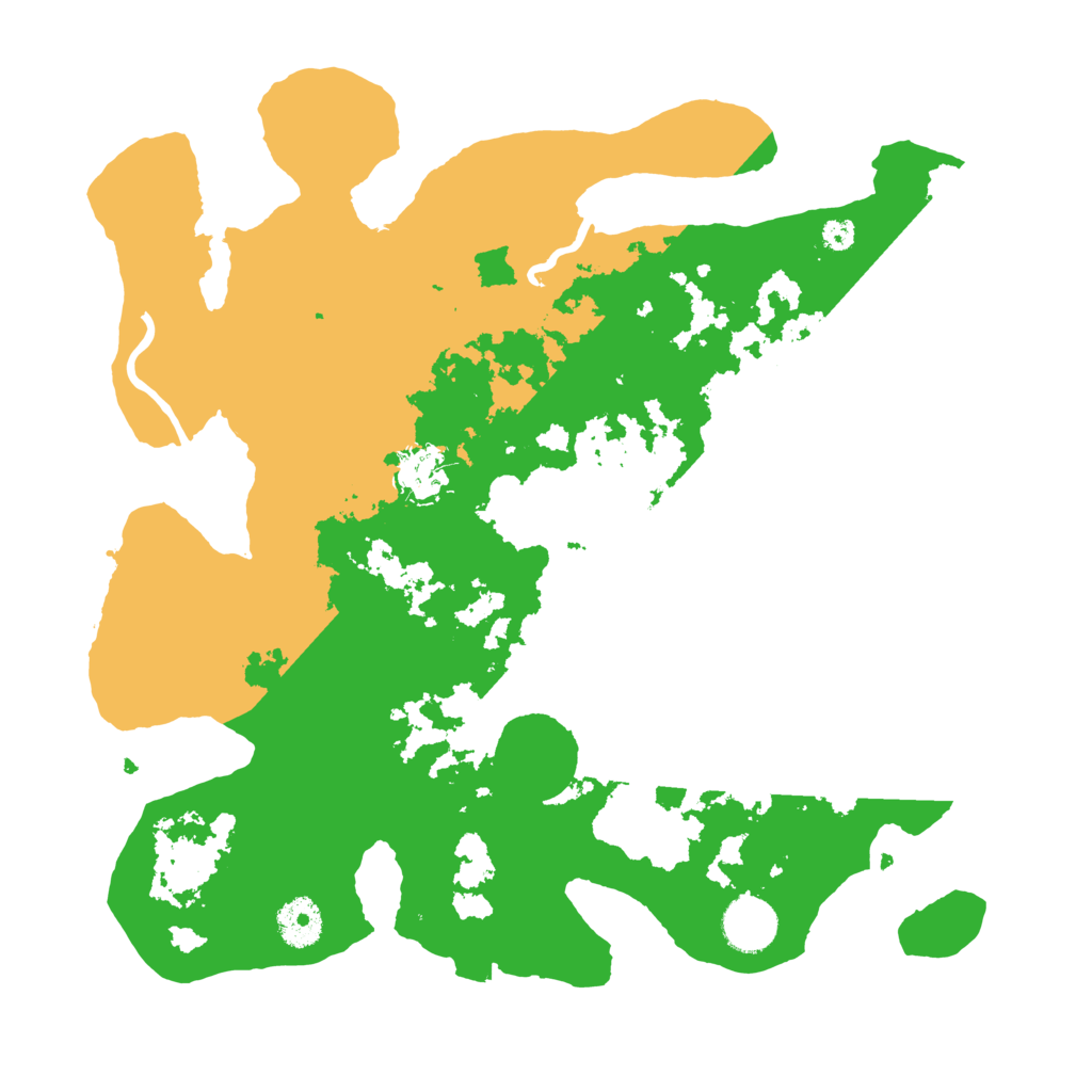 Biome Rust Map: Procedural Map, Size: 3500, Seed: 72196900