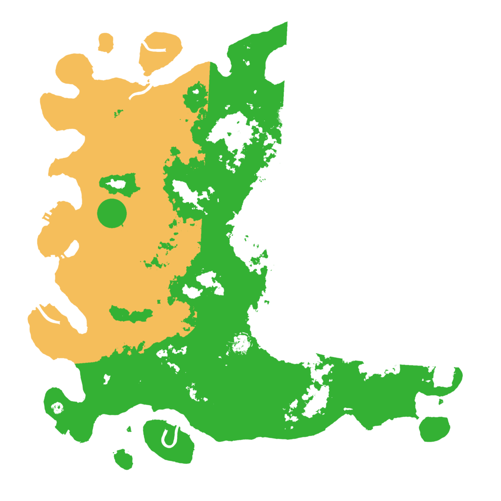 Biome Rust Map: Procedural Map, Size: 4500, Seed: 25548