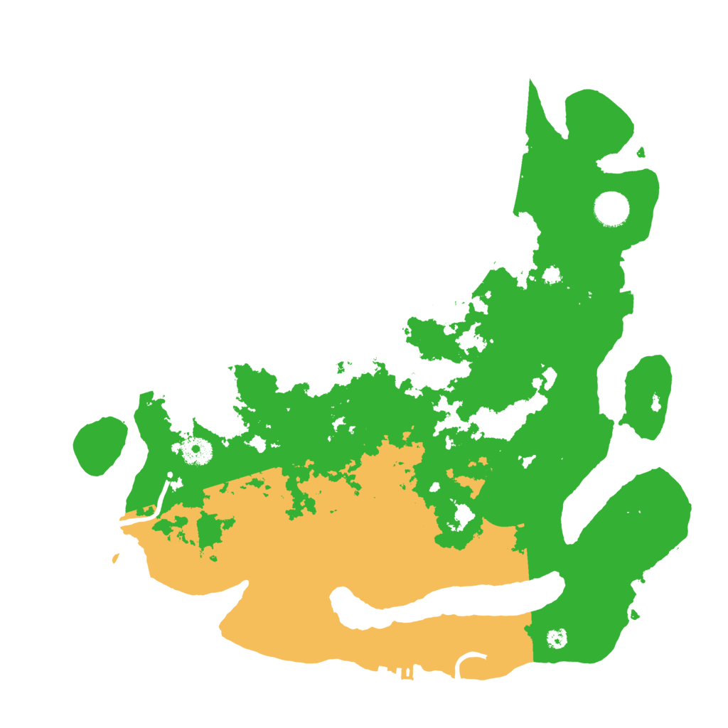 Biome Rust Map: Procedural Map, Size: 3650, Seed: 77866279