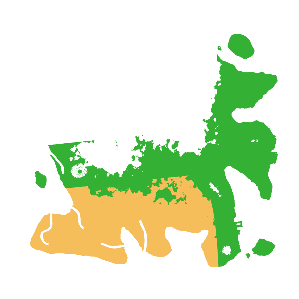 Biome Rust Map: Procedural Map, Size: 3000, Seed: 2139893351