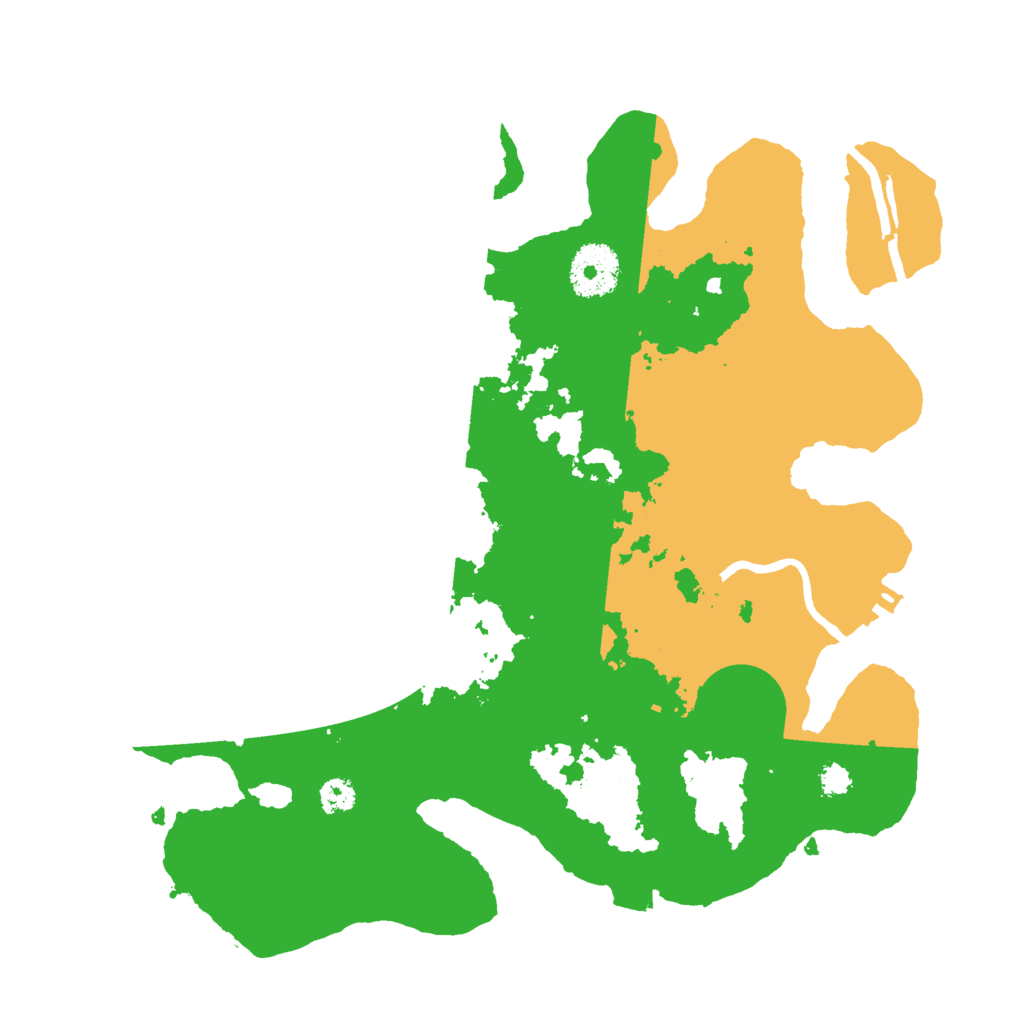 Biome Rust Map: Procedural Map, Size: 3000, Seed: 492060456