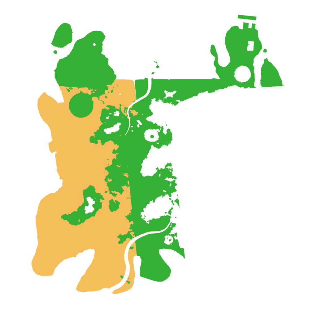 Biome Rust Map: Procedural Map, Size: 3450, Seed: 96443608