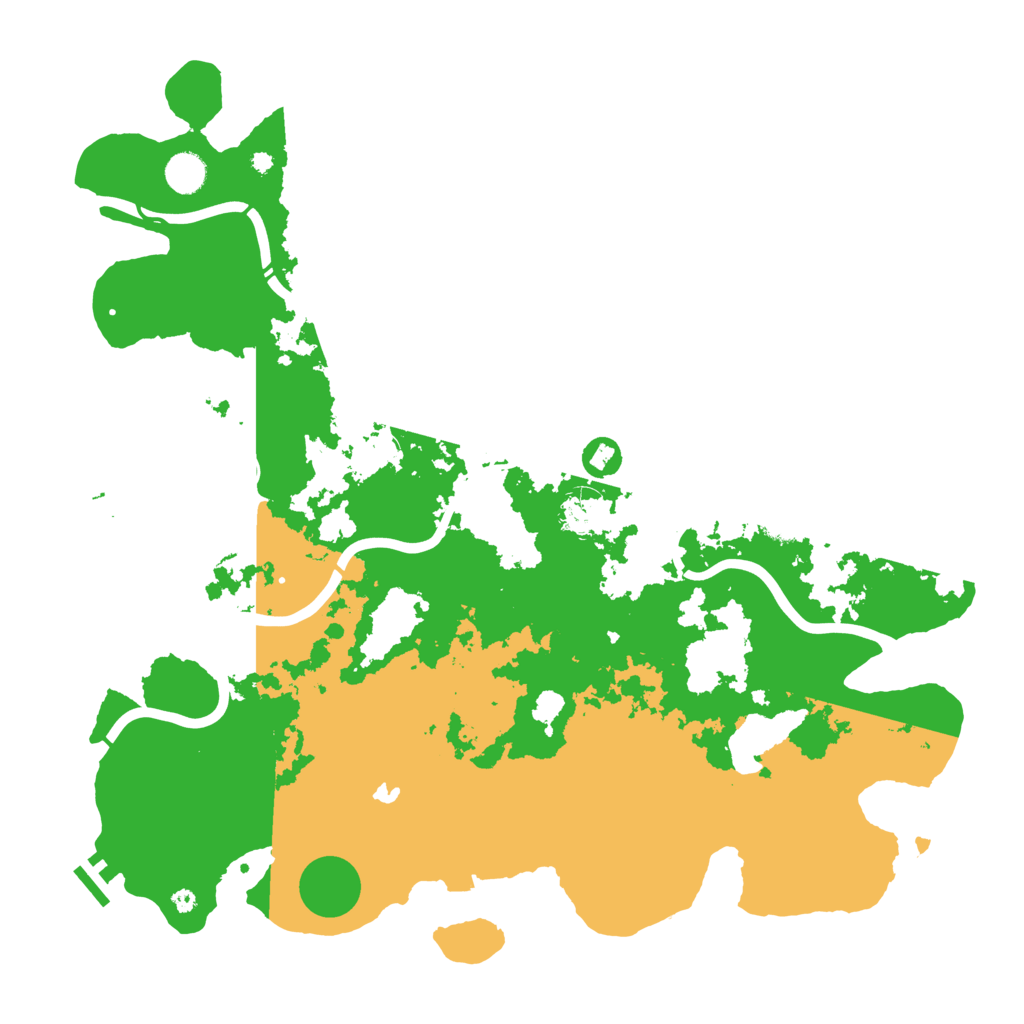 Biome Rust Map: Procedural Map, Size: 4400, Seed: 47718586