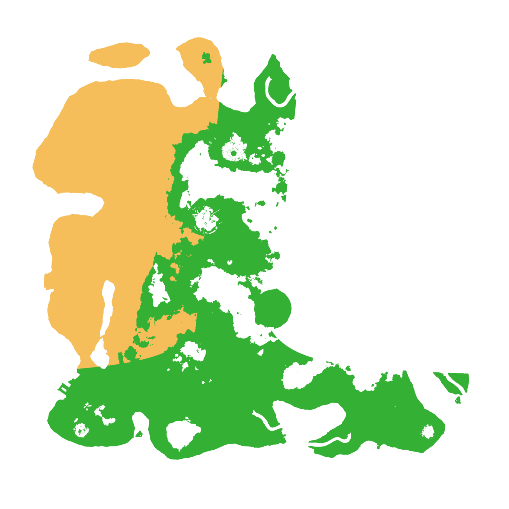 Biome Rust Map: Procedural Map, Size: 3650, Seed: 91304170