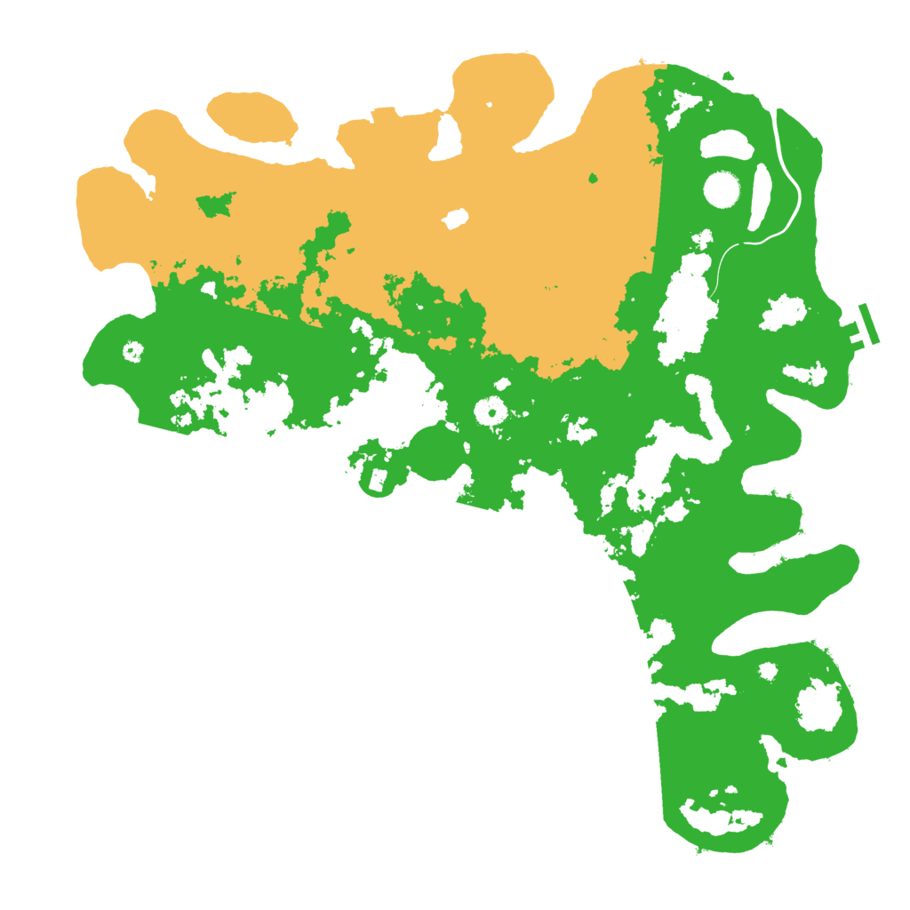 Biome Rust Map: Procedural Map, Size: 4400, Seed: 94037877