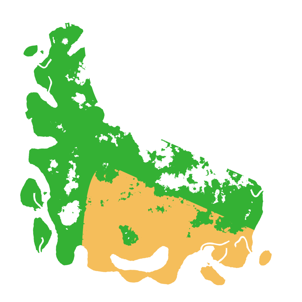 Biome Rust Map: Procedural Map, Size: 4400, Seed: 51688801