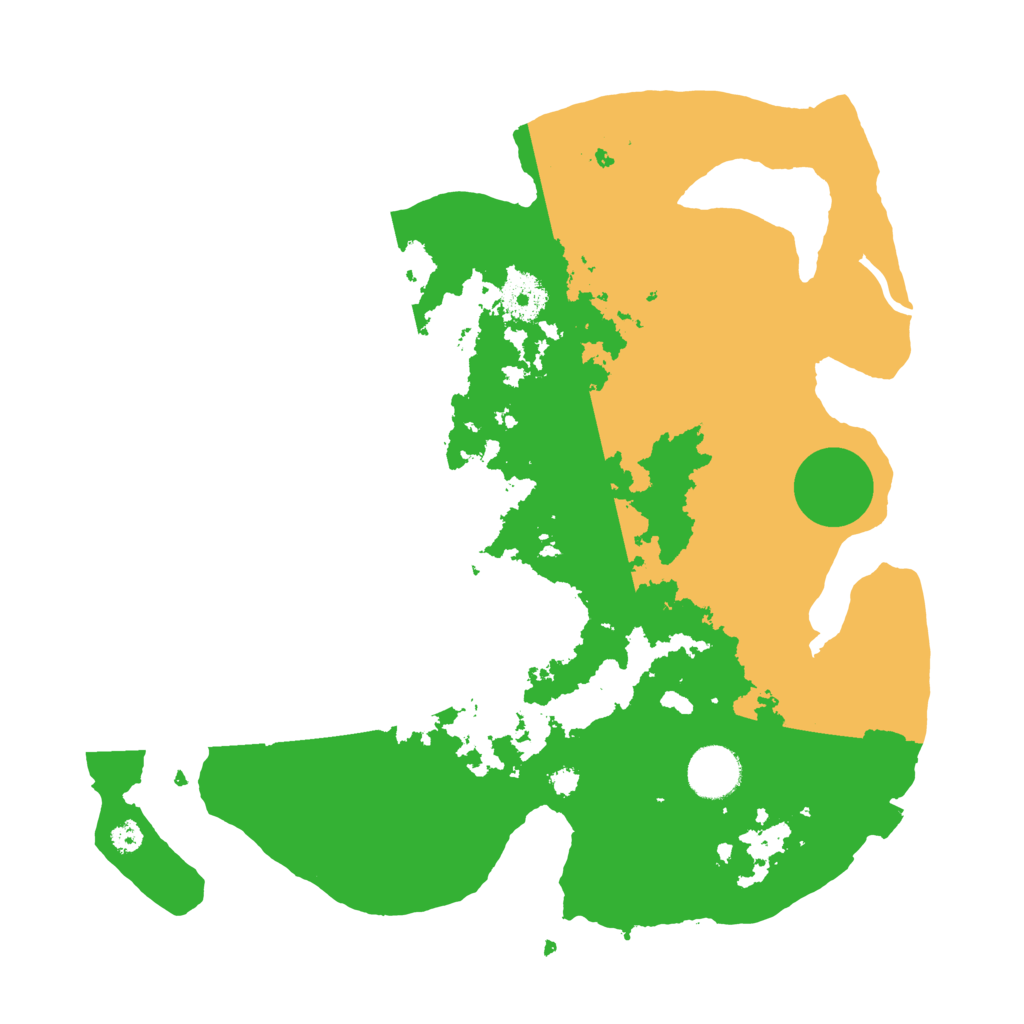 Biome Rust Map: Procedural Map, Size: 3400, Seed: 86085303