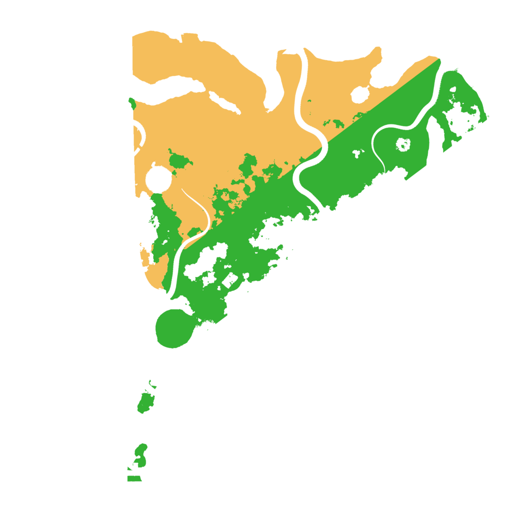 Biome Rust Map: Procedural Map, Size: 3650, Seed: 95841760