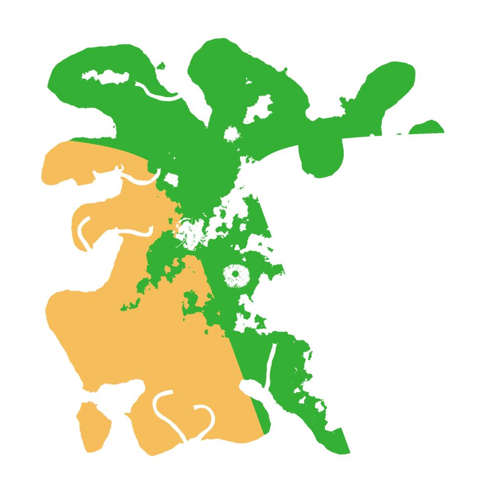 Biome Rust Map: Procedural Map, Size: 3000, Seed: 23319