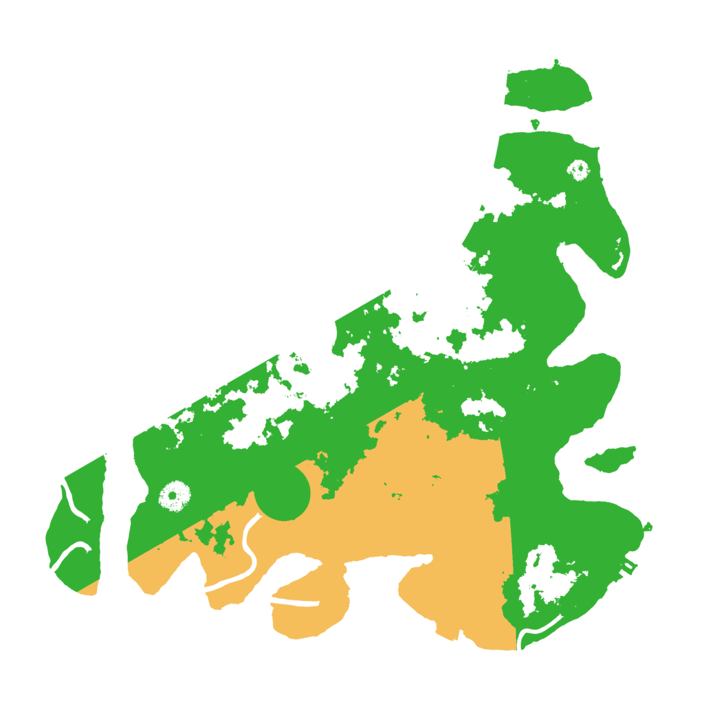 Biome Rust Map: Procedural Map, Size: 3500, Seed: 31491380