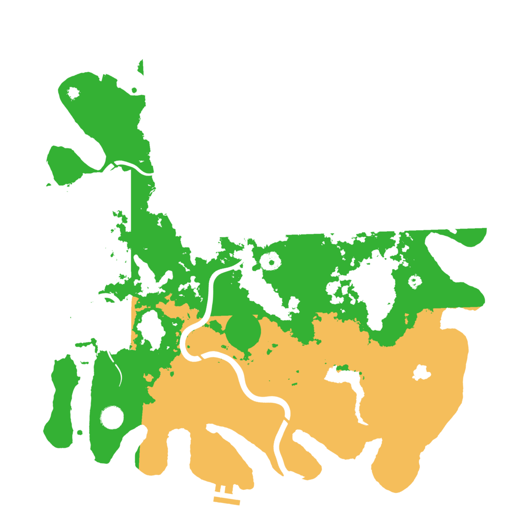 Biome Rust Map: Procedural Map, Size: 4000, Seed: 66674192