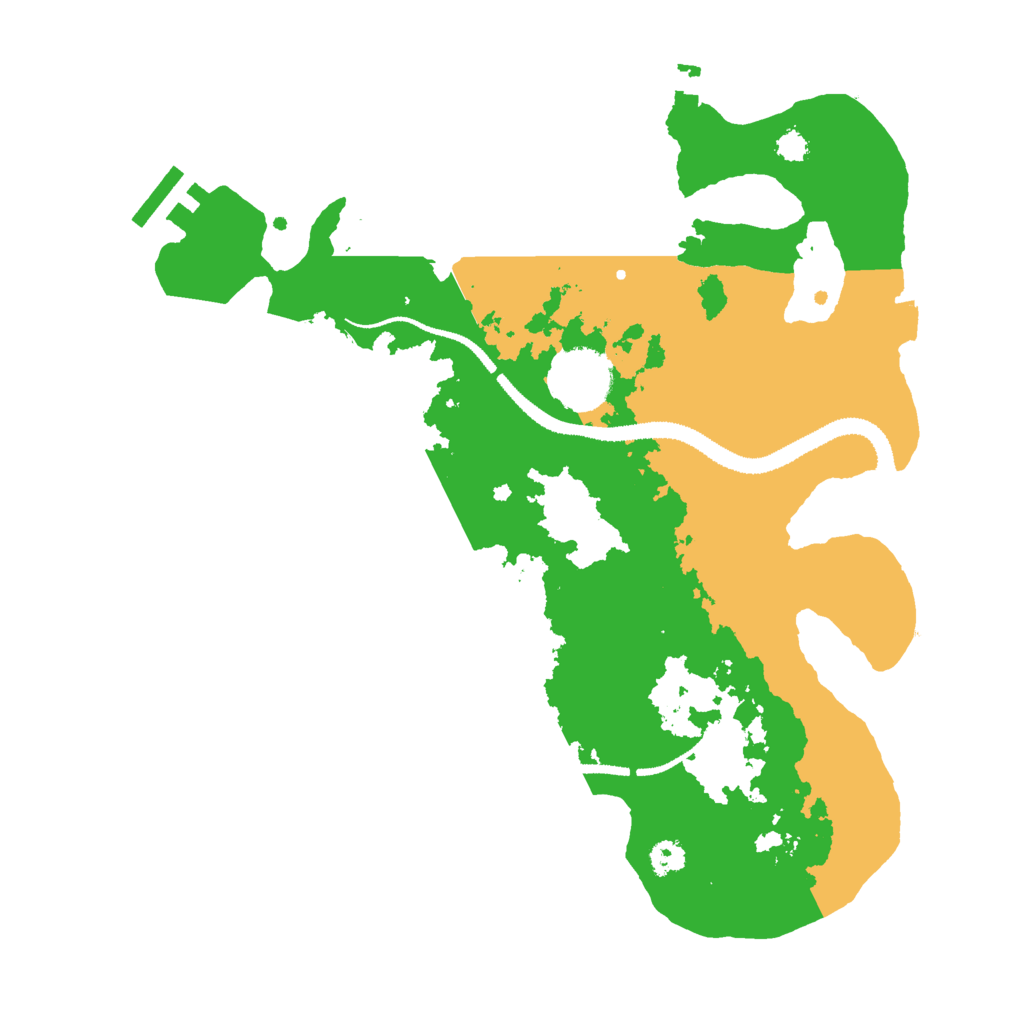 Biome Rust Map: Procedural Map, Size: 3000, Seed: 22943