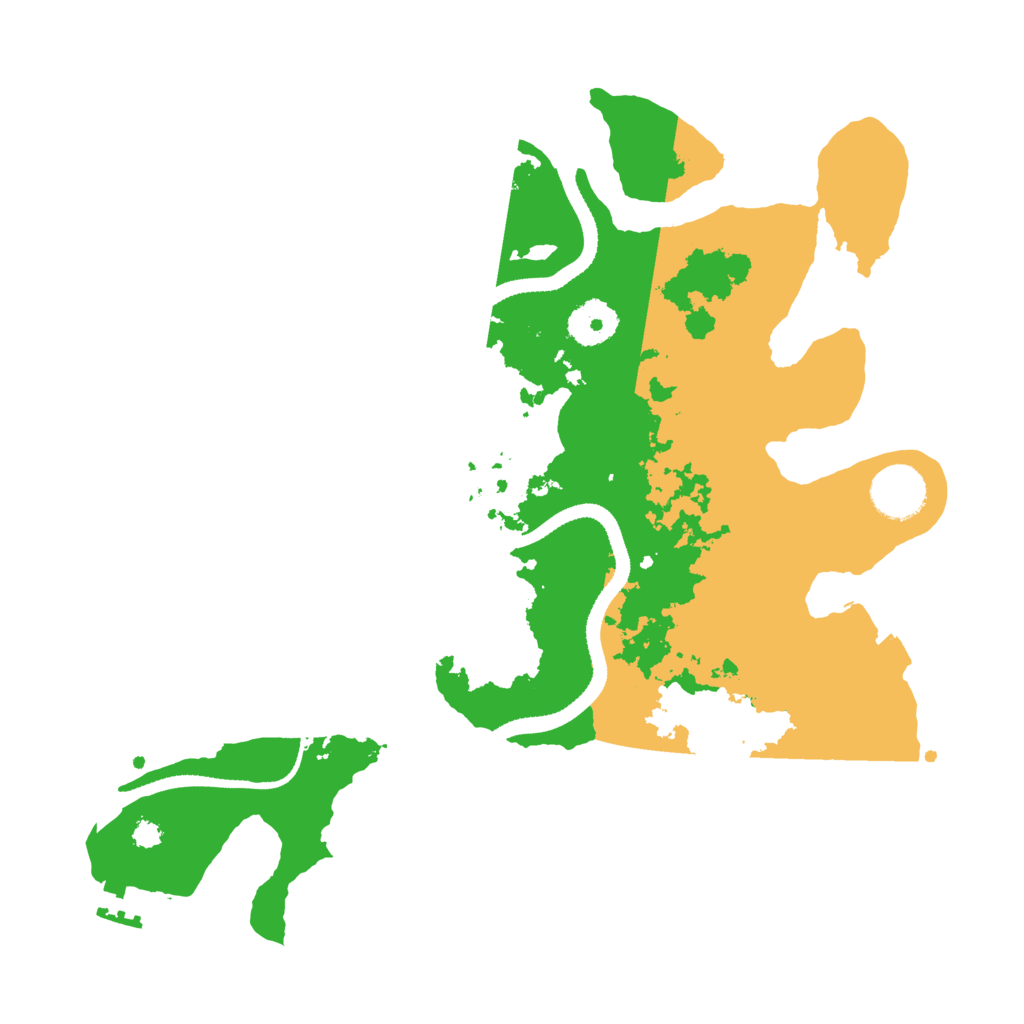Biome Rust Map: Procedural Map, Size: 3300, Seed: 1499396724