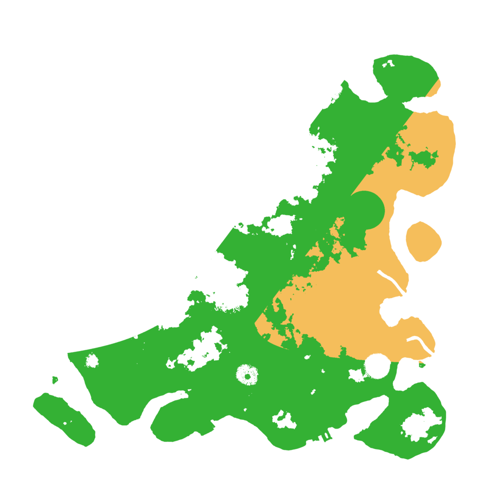 Biome Rust Map: Procedural Map, Size: 3500, Seed: 2472415
