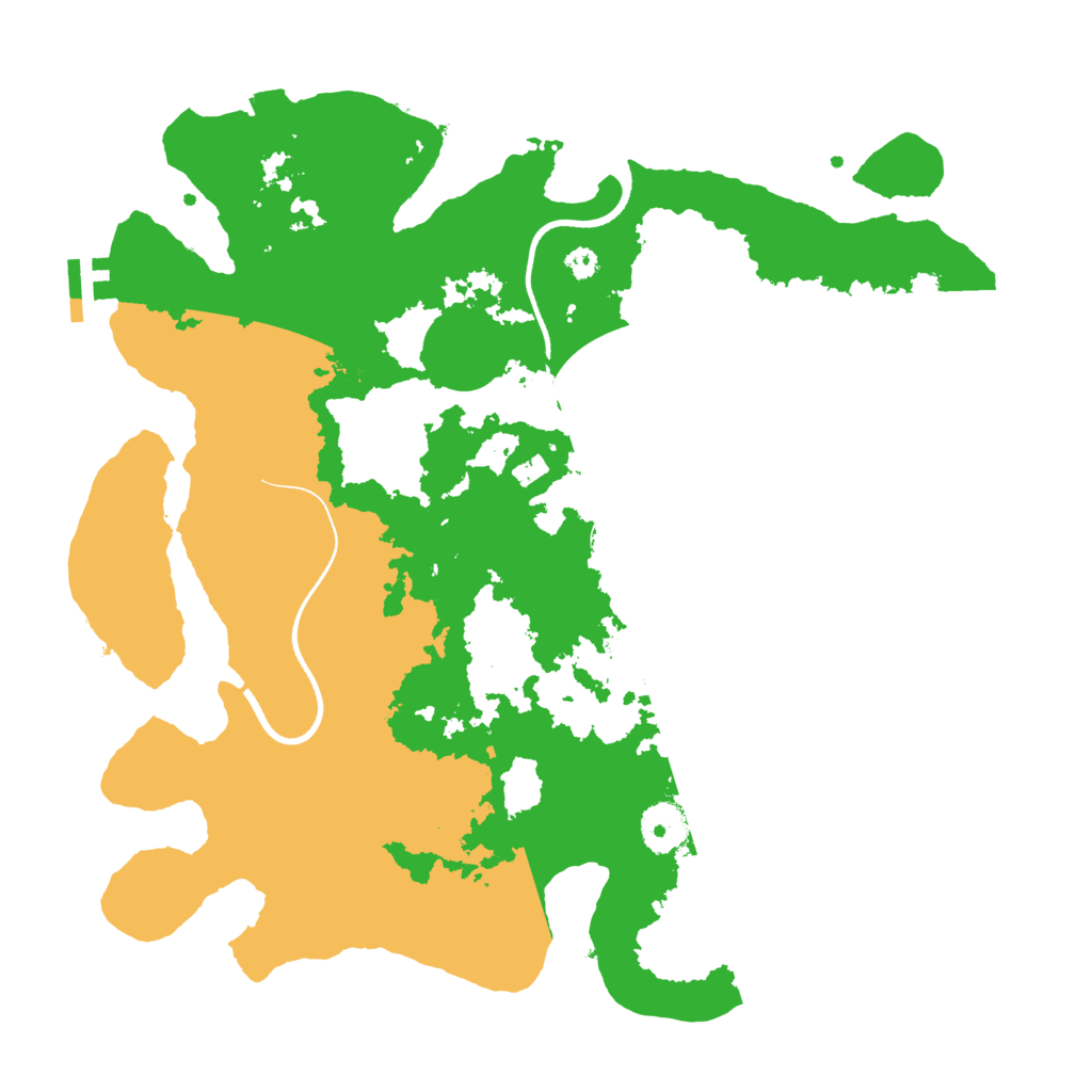 Biome Rust Map: Procedural Map, Size: 3500, Seed: 1102691364