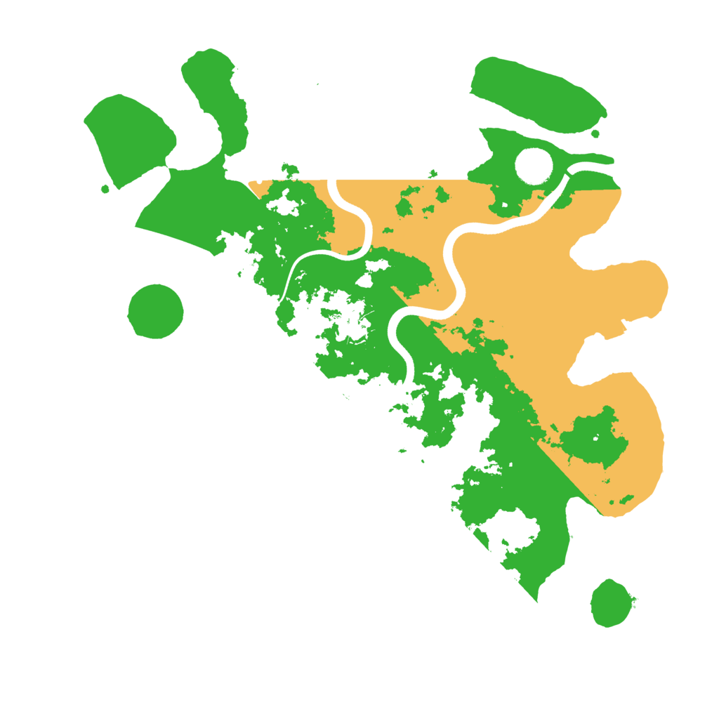Biome Rust Map: Procedural Map, Size: 3550, Seed: 8507317