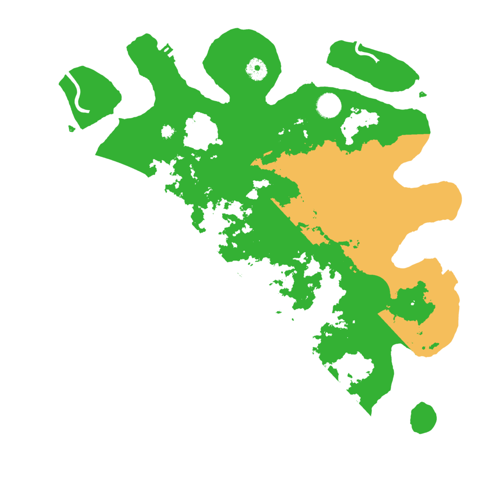 Biome Rust Map: Procedural Map, Size: 3550, Seed: 8507317