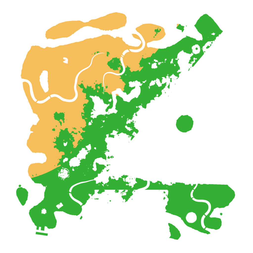 Biome Rust Map: Procedural Map, Size: 4250, Seed: 65058611