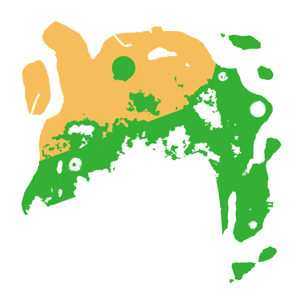 Biome Rust Map: Procedural Map, Size: 3450, Seed: 54246653