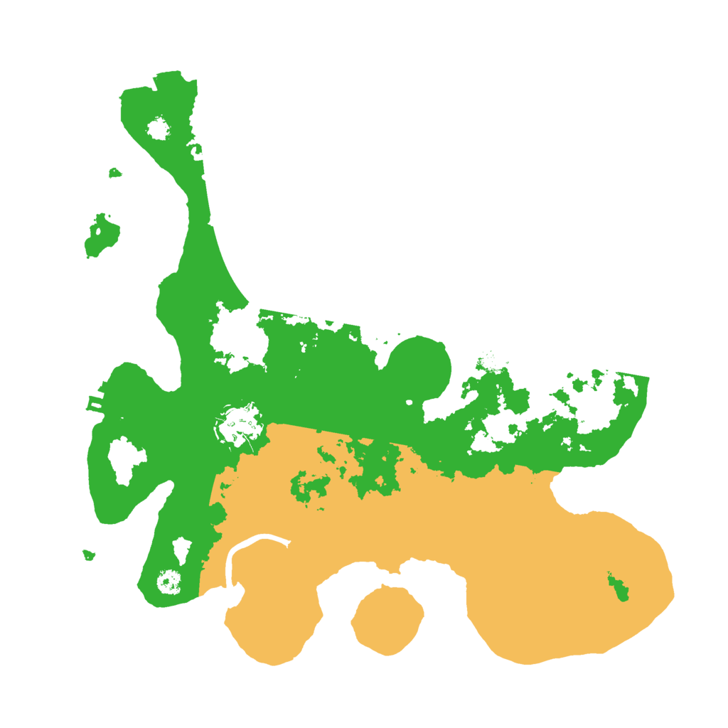 Biome Rust Map: Procedural Map, Size: 3000, Seed: 15885