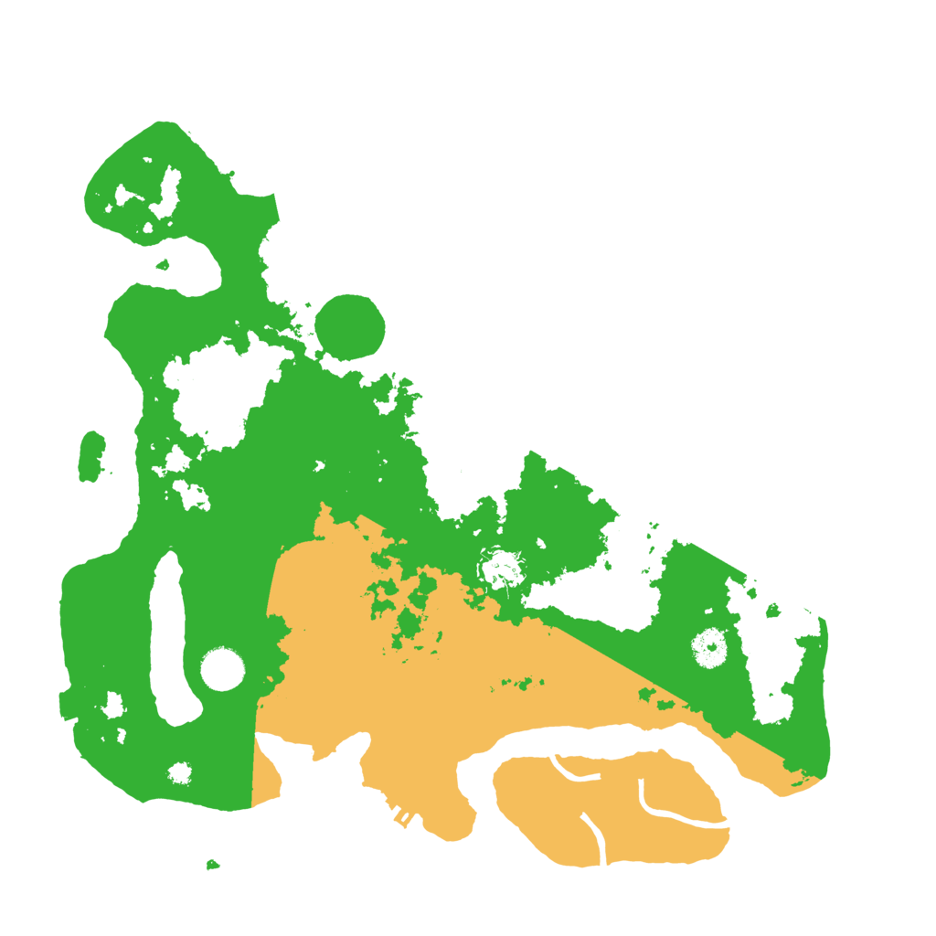 Biome Rust Map: Procedural Map, Size: 3800, Seed: 48674092