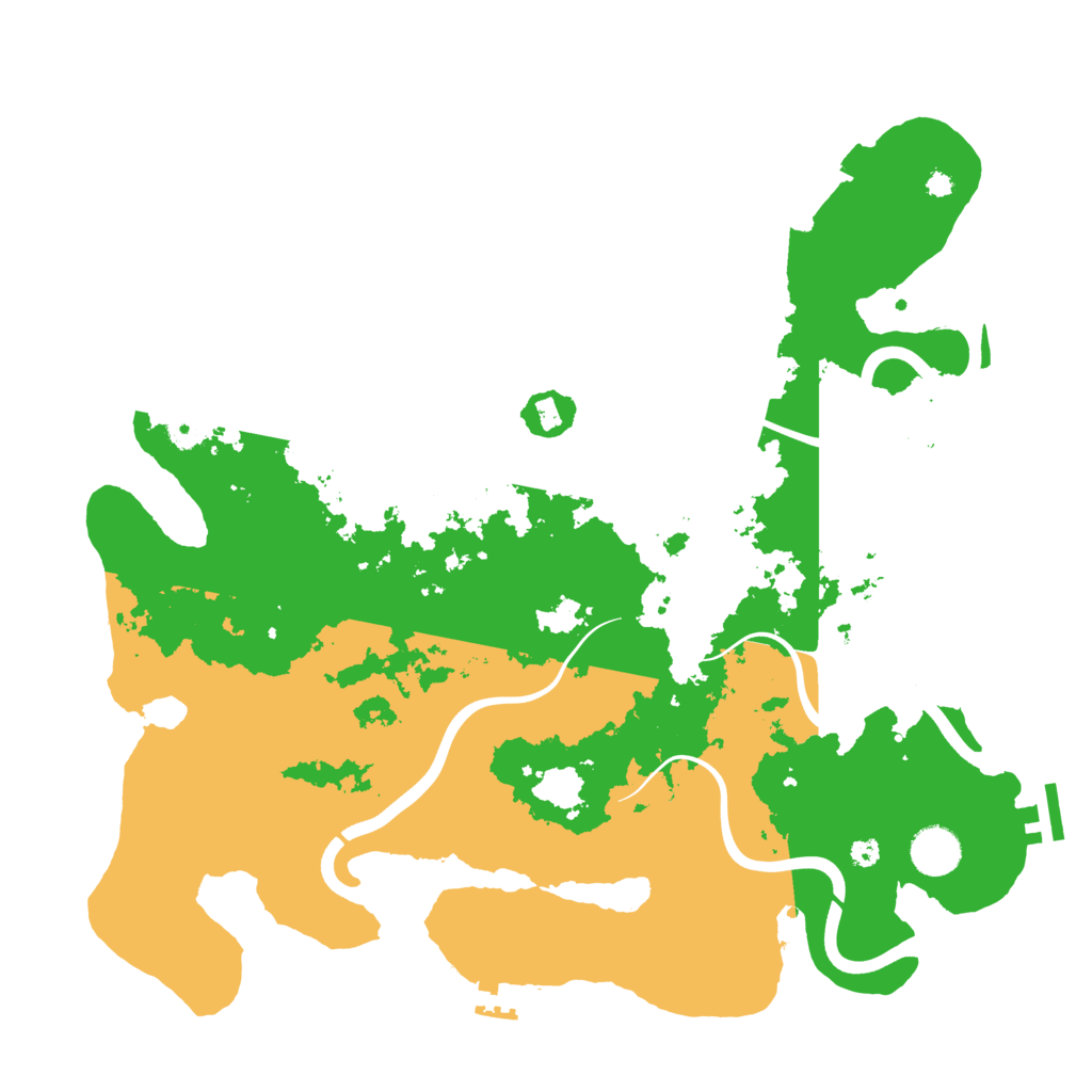 Biome Rust Map: Procedural Map, Size: 3850, Seed: 83632702
