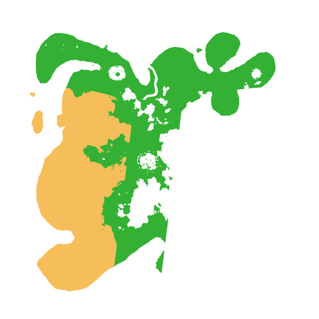 Biome Rust Map: Procedural Map, Size: 3000, Seed: 15733