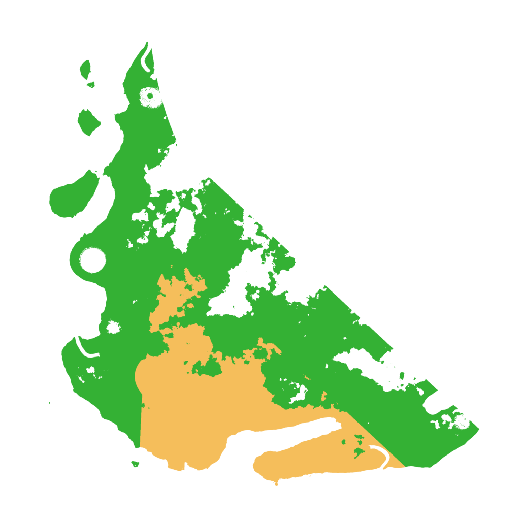 Biome Rust Map: Procedural Map, Size: 3600, Seed: 23351028