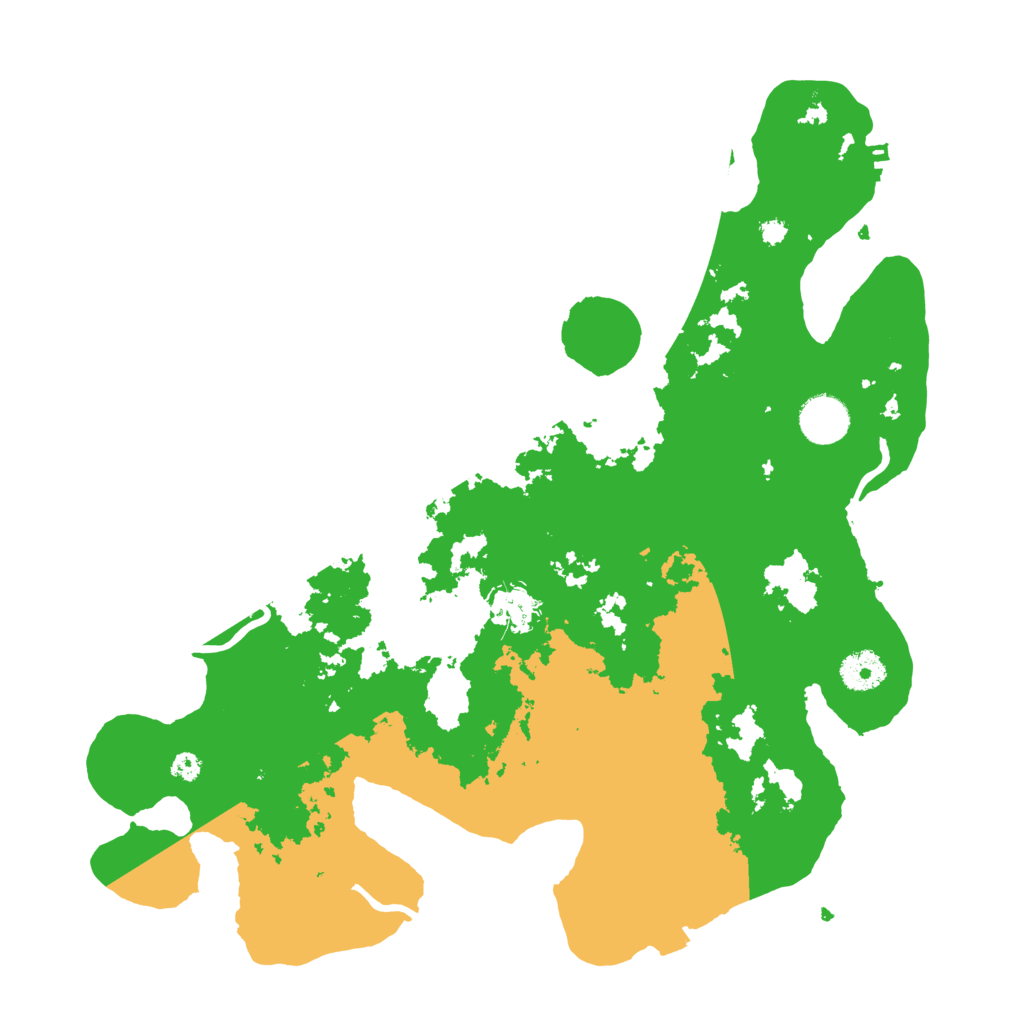 Biome Rust Map: Procedural Map, Size: 3650, Seed: 82838682