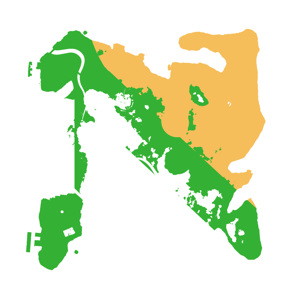 Biome Rust Map: Procedural Map, Size: 3000, Seed: 1609973395