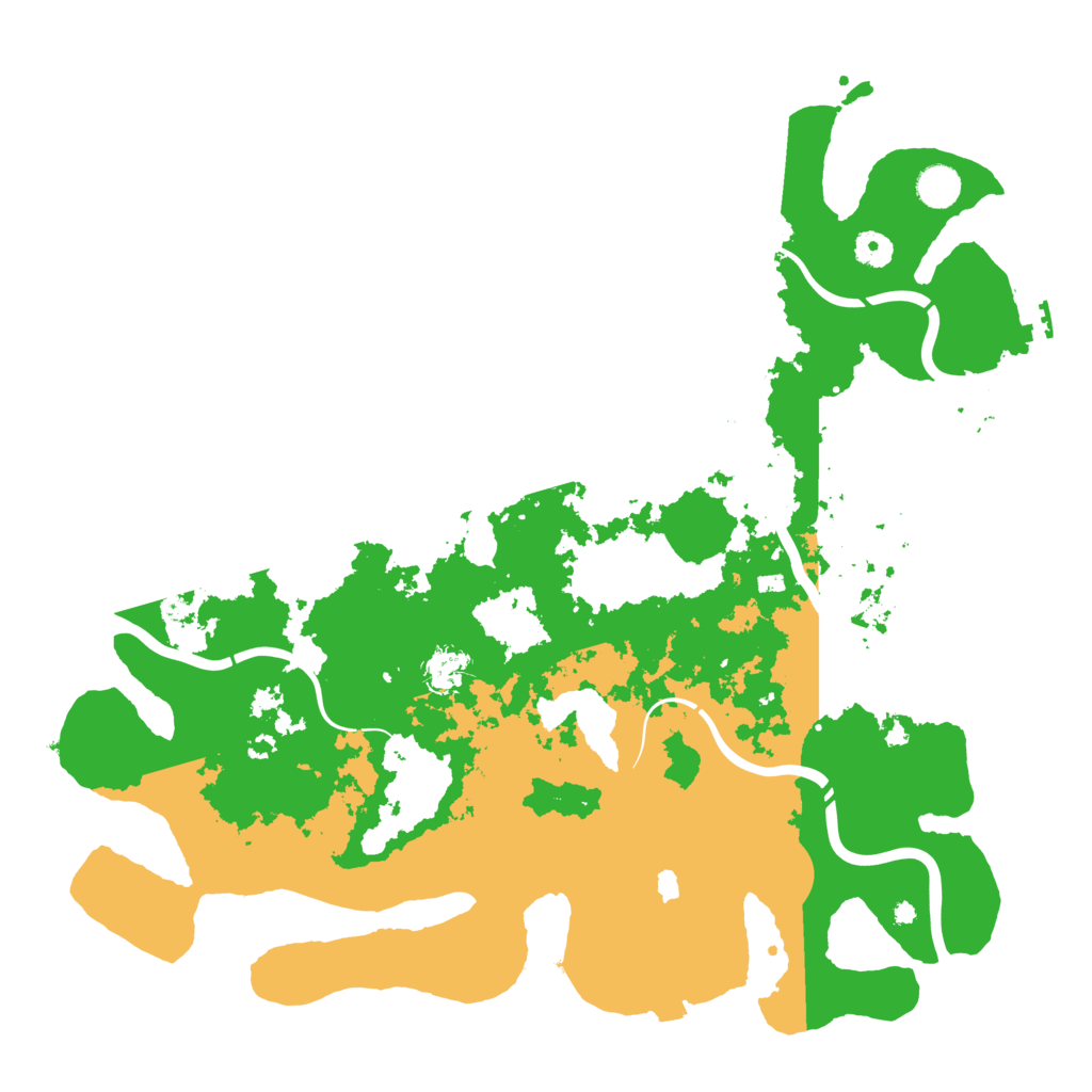Biome Rust Map: Procedural Map, Size: 4400, Seed: 14815707