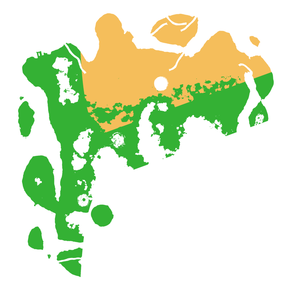 Biome Rust Map: Procedural Map, Size: 3800, Seed: 76683306