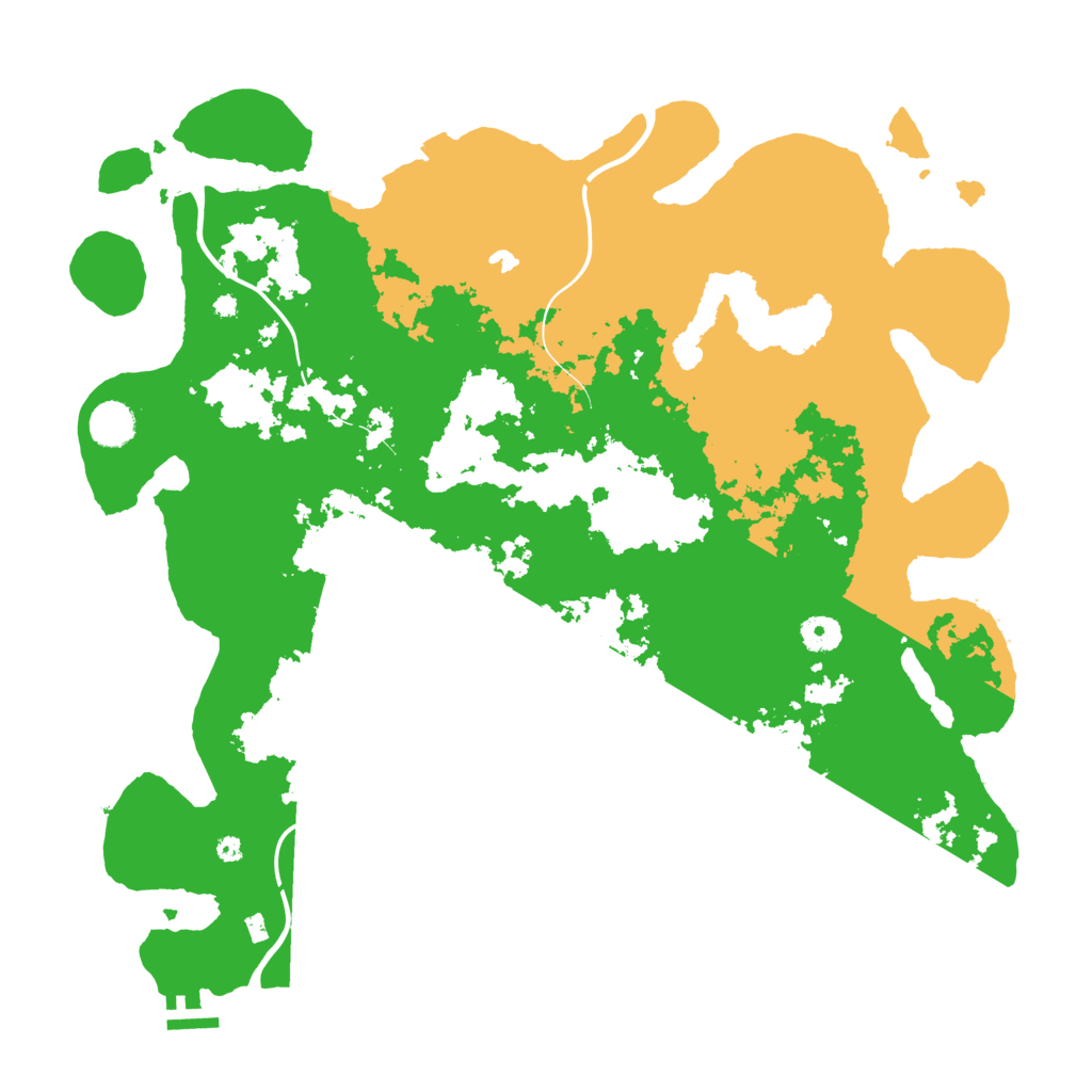 Biome Rust Map: Procedural Map, Size: 4250, Seed: 57216559