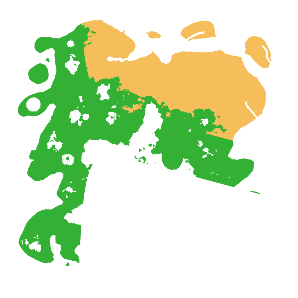Biome Rust Map: Procedural Map, Size: 3700, Seed: 12564516