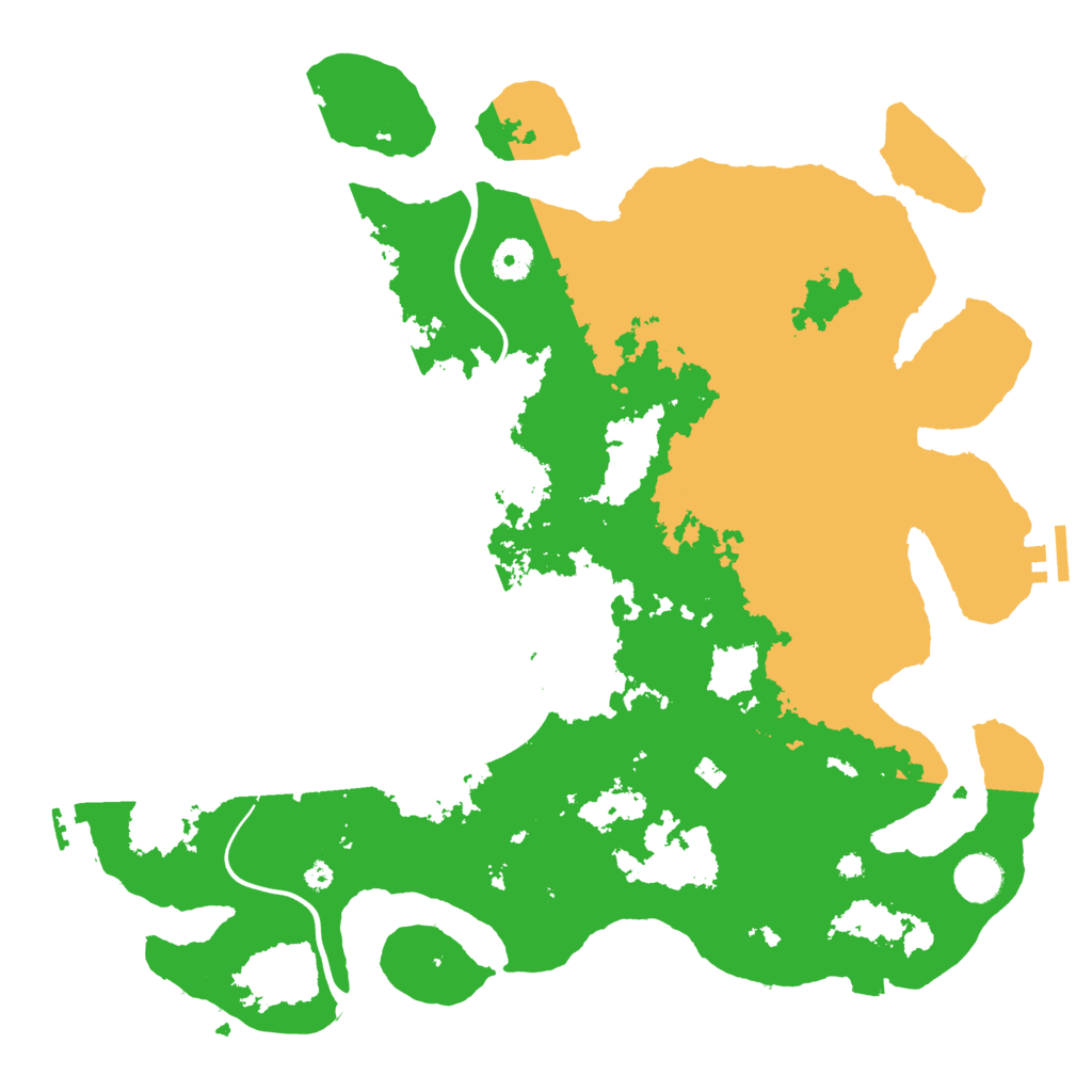 Biome Rust Map: Procedural Map, Size: 3950, Seed: 72159886