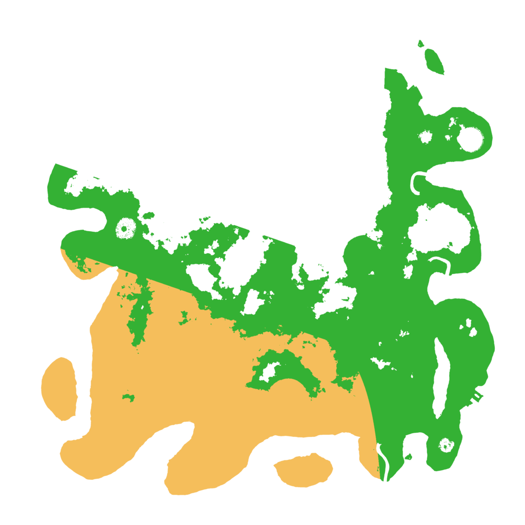 Biome Rust Map: Procedural Map, Size: 3800, Seed: 55447185