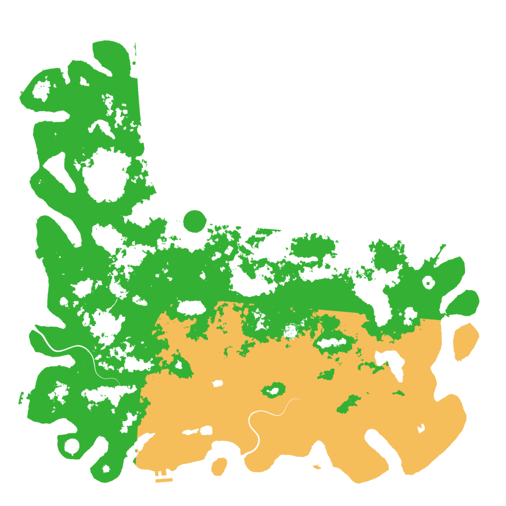 Biome Rust Map: Procedural Map, Size: 6000, Seed: 1756