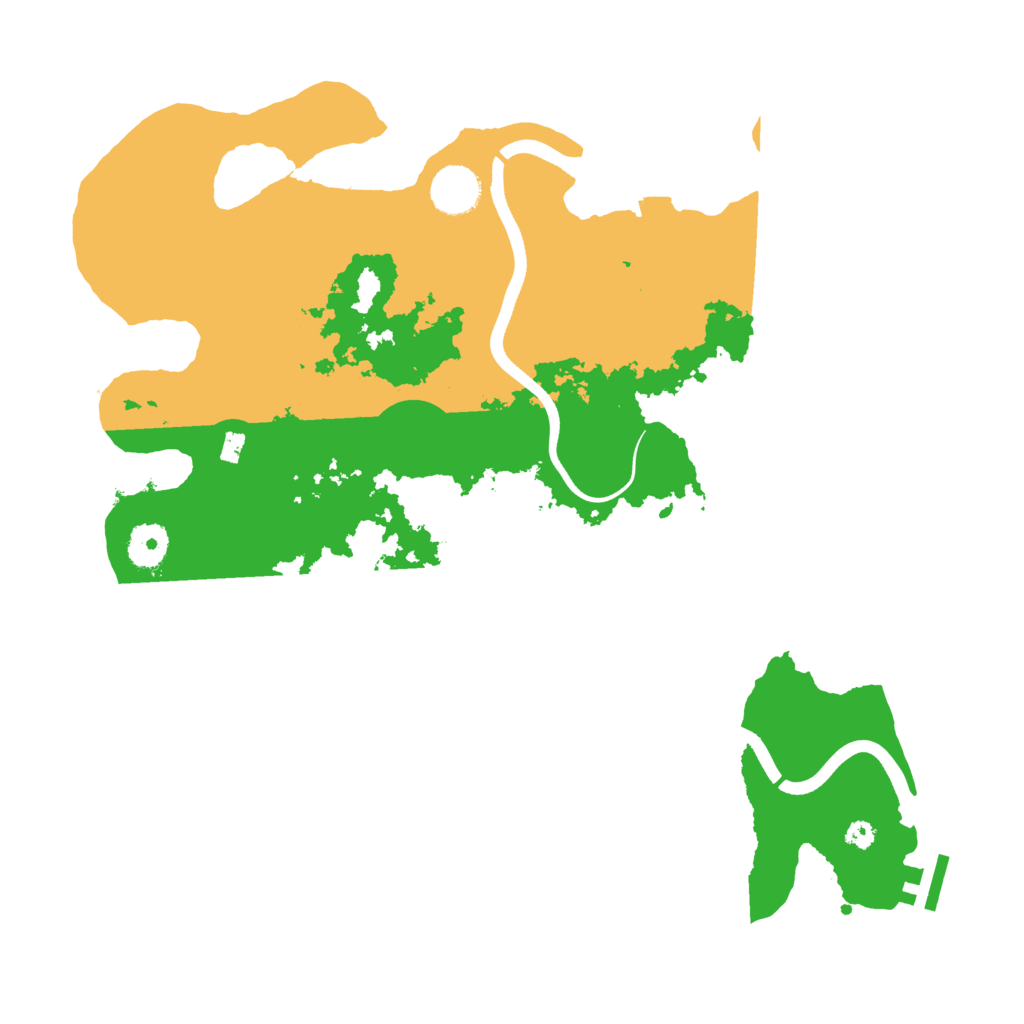 Biome Rust Map: Procedural Map, Size: 3650, Seed: 59124377