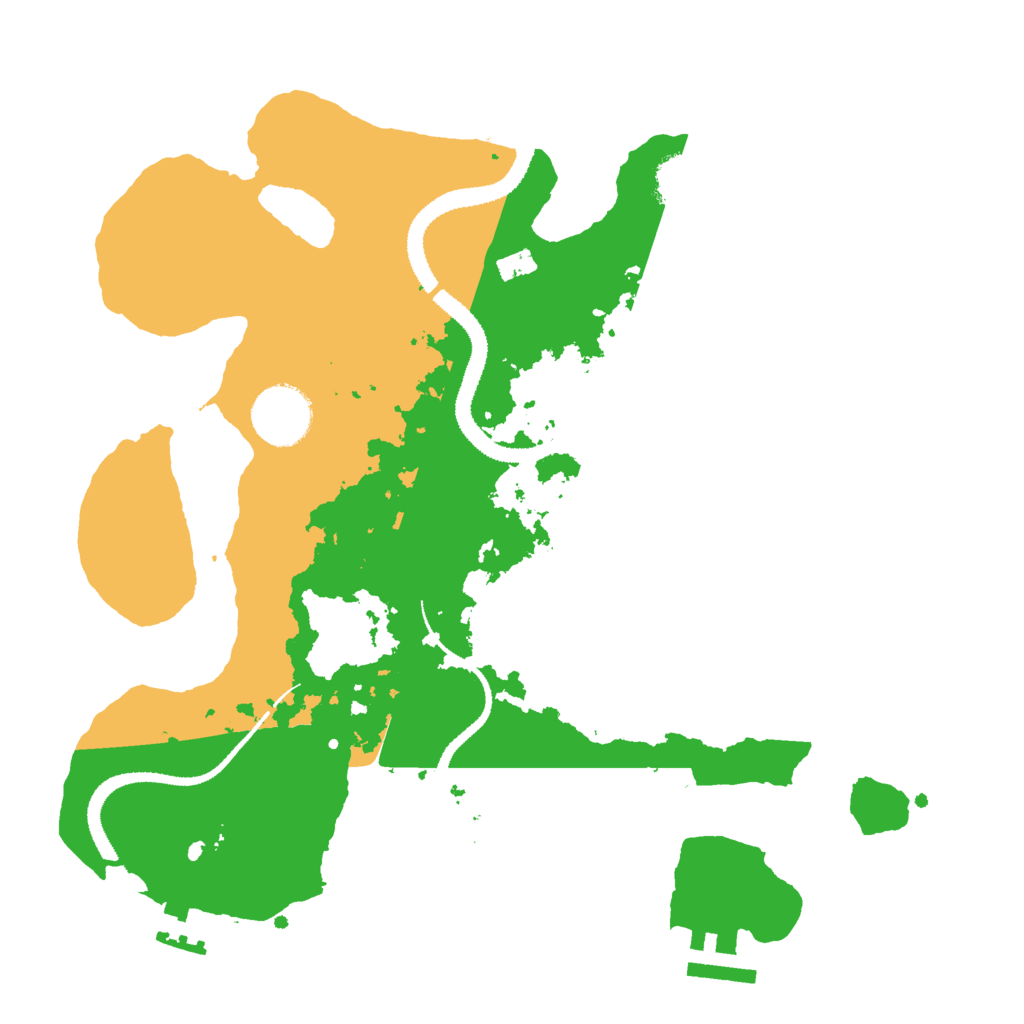 Biome Rust Map: Procedural Map, Size: 3000, Seed: 782739166