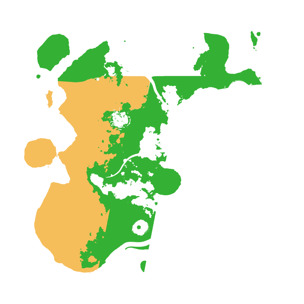 Biome Rust Map: Procedural Map, Size: 3000, Seed: 527046757