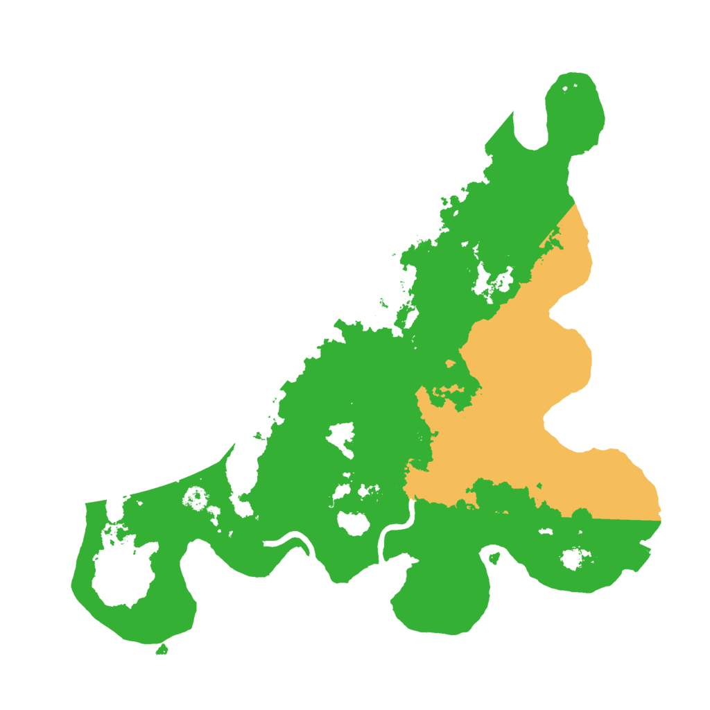 Biome Rust Map: Procedural Map, Size: 3000, Seed: 19588