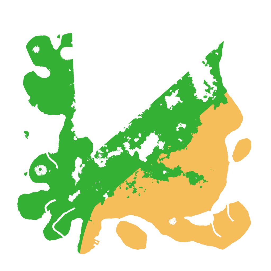 Biome Rust Map: Procedural Map, Size: 3600, Seed: 11341556