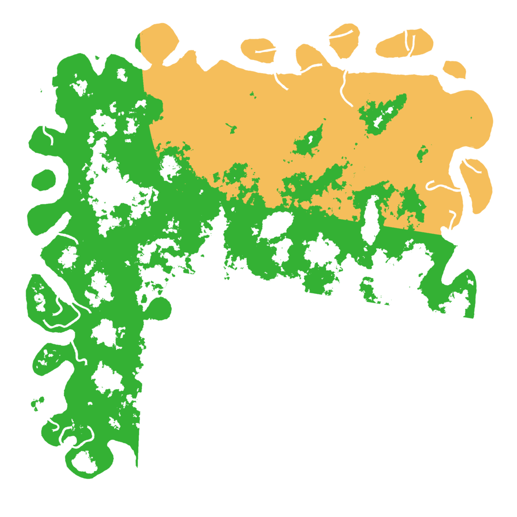 Biome Rust Map: Procedural Map, Size: 6000, Seed: 1391735664