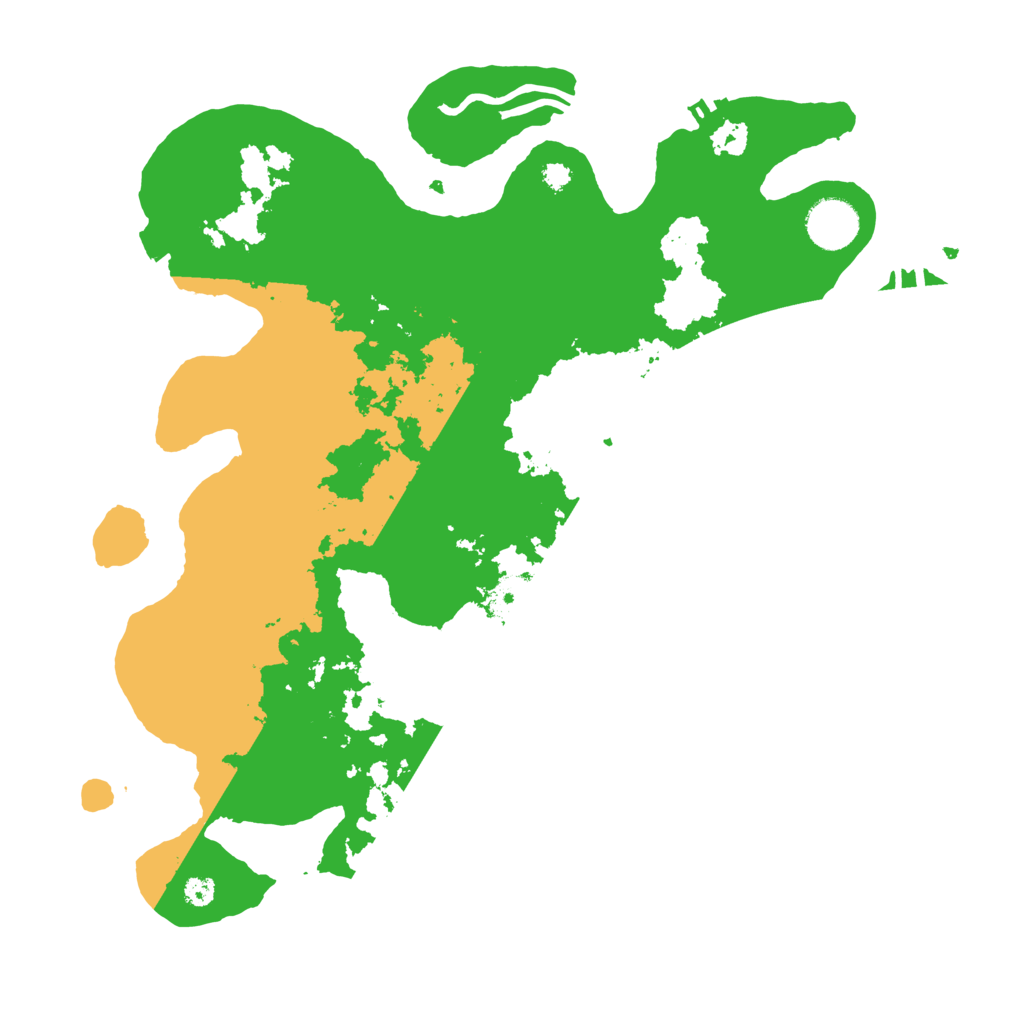 Biome Rust Map: Procedural Map, Size: 3500, Seed: 20231001