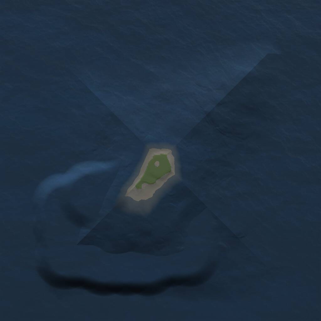 Rust Map: Procedural Map, Size: 1000, Seed: 669228386, 1 Monuments