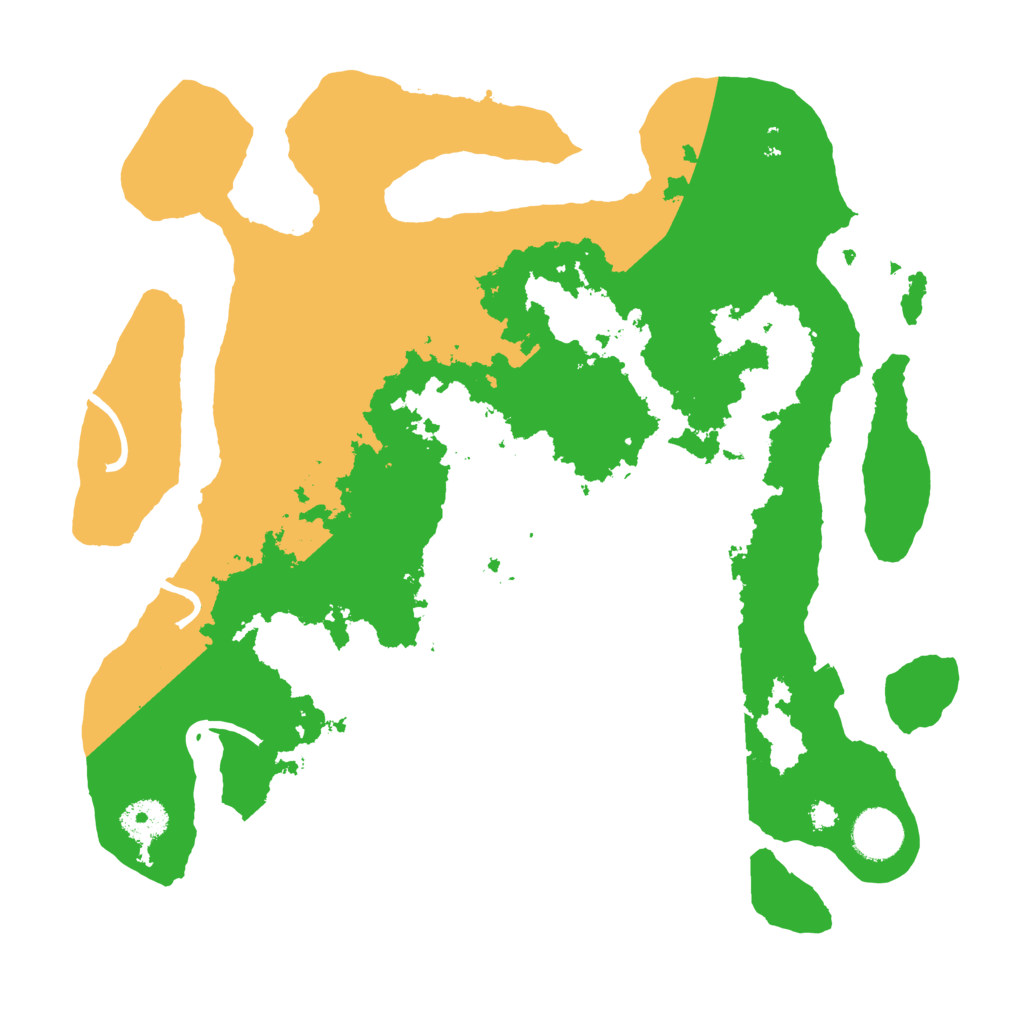Biome Rust Map: Procedural Map, Size: 3500, Seed: 1141084639