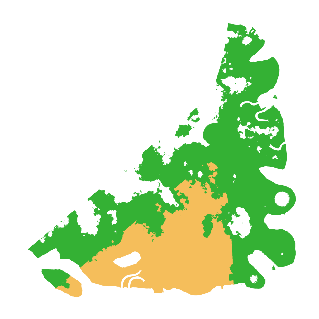Biome Rust Map: Procedural Map, Size: 3850, Seed: 53898538